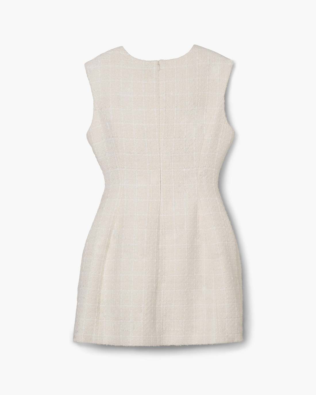 Marc Jacobs Smart Buy | Sculptural Tweed Dress Ivory