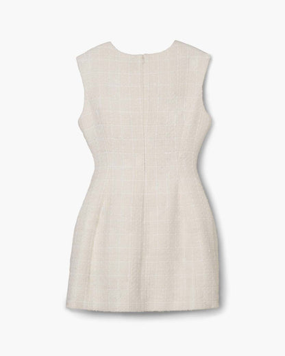 Marc Jacobs Smart Buy | Sculptural Tweed Dress Ivory