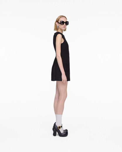 Marc Jacobs Classic | Sculptural Tweed Dress Black