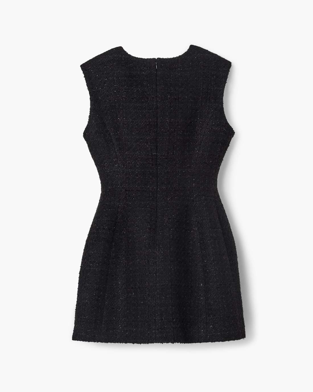 Marc Jacobs Classic | Sculptural Tweed Dress Black