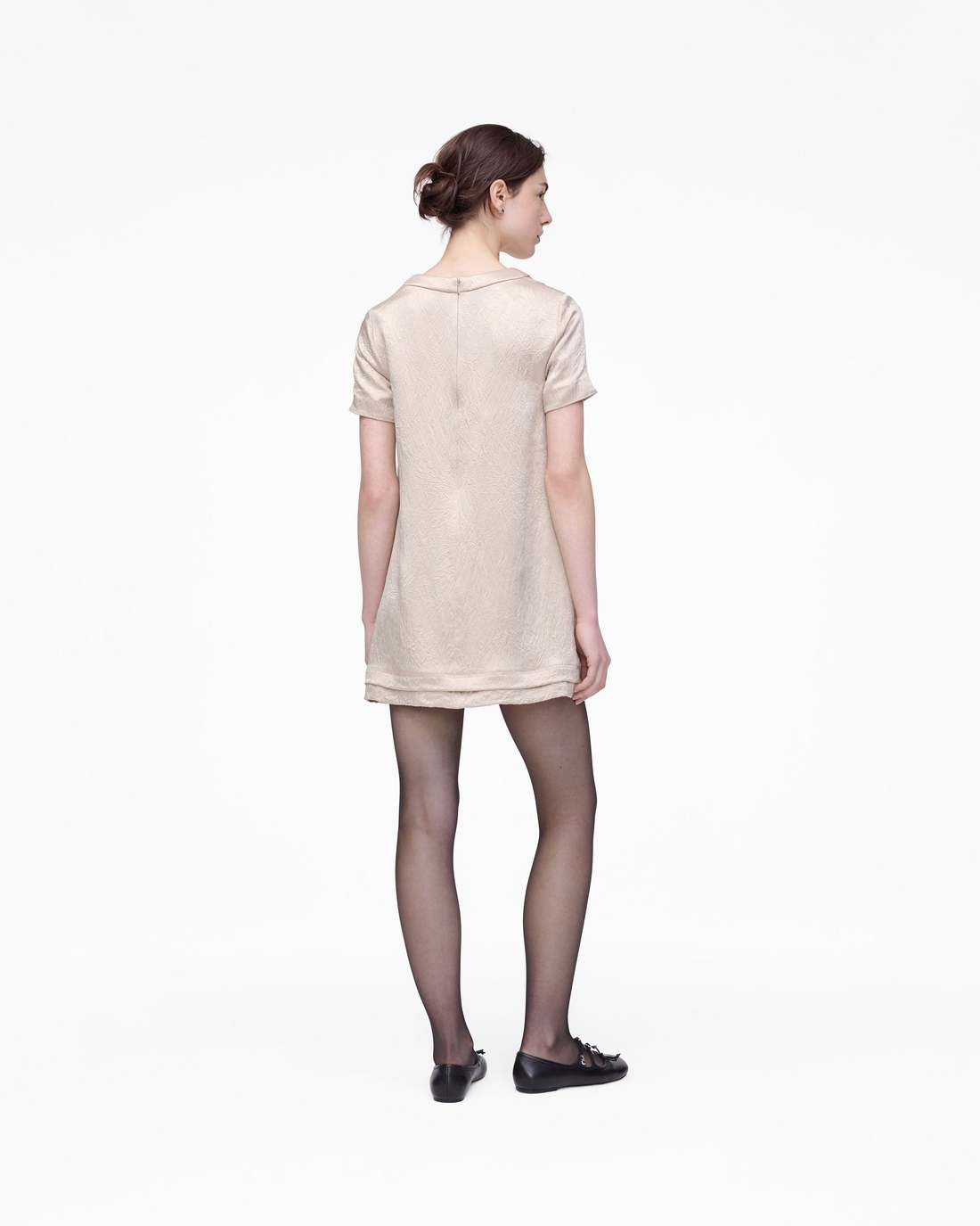 Marc Jacobs Best Price | Crushed Satin Dress Champagne