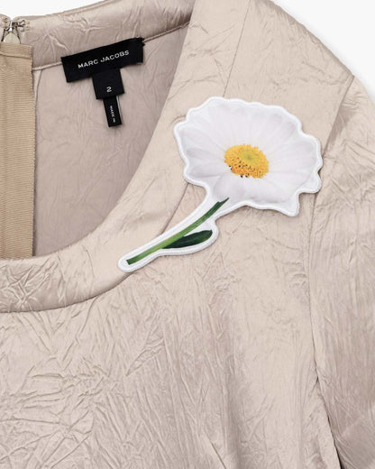 Marc Jacobs Best Price | Crushed Satin Dress Champagne