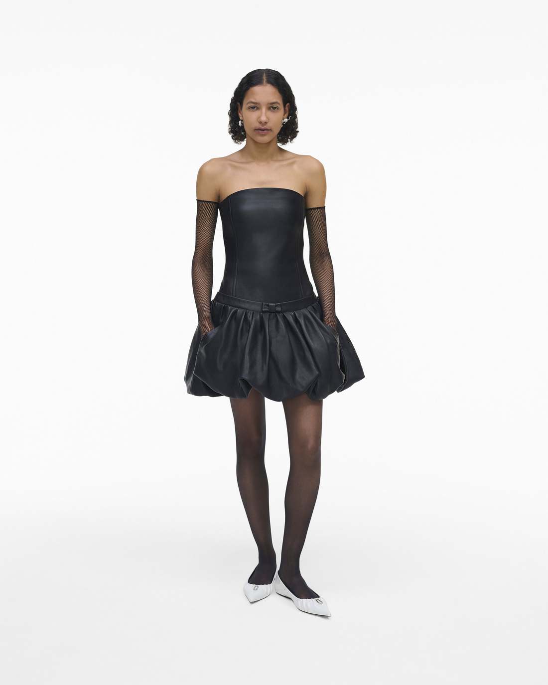 Marc Jacobs Customer Favorite | The Leather Bubble Dress Black