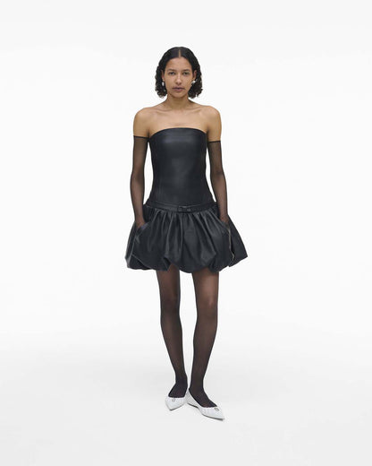 Marc Jacobs Customer Favorite | The Leather Bubble Dress Black