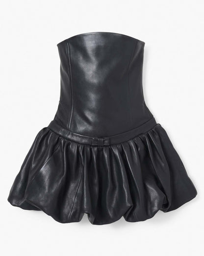 Marc Jacobs Customer Favorite | The Leather Bubble Dress Black