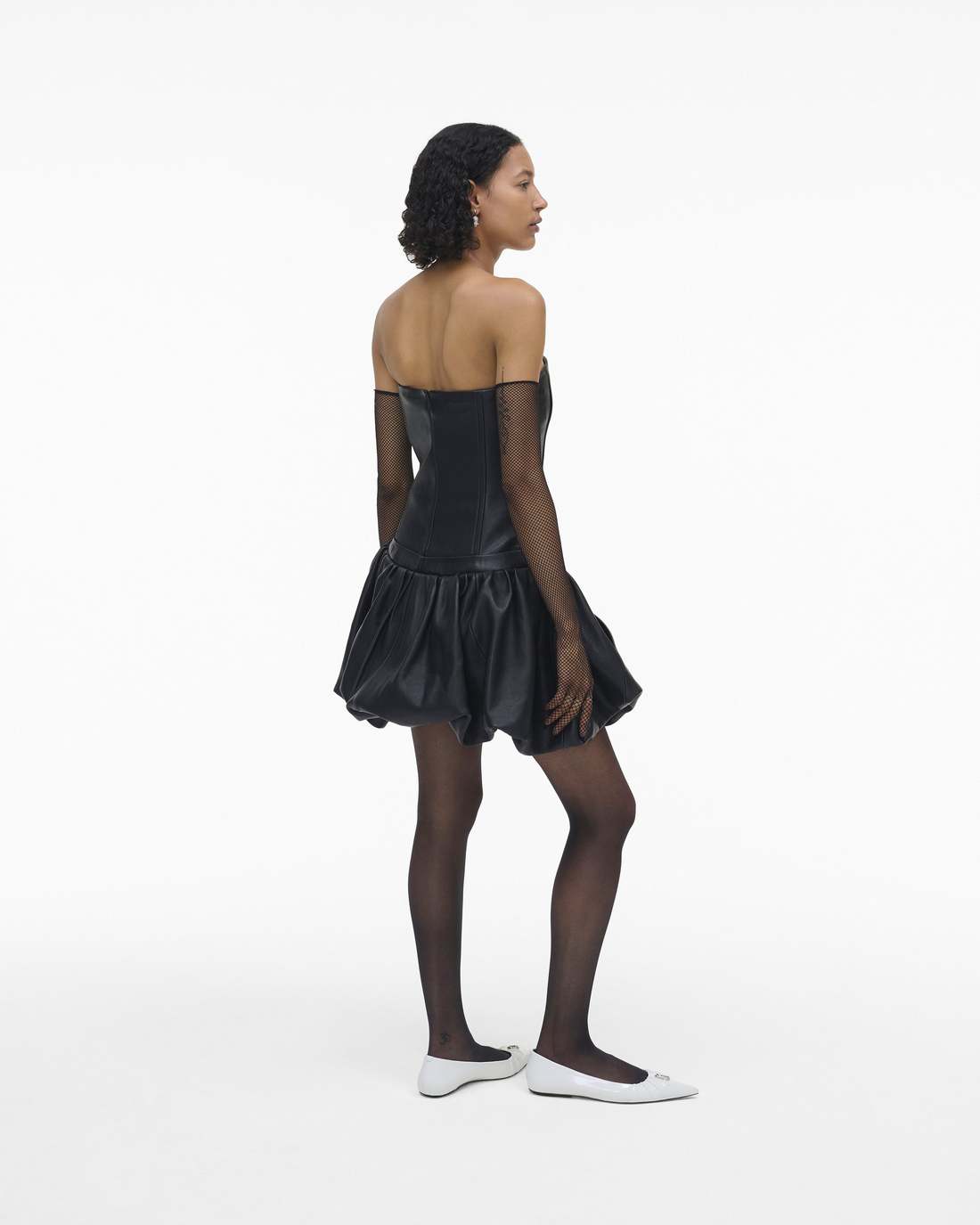 Marc Jacobs Customer Favorite | The Leather Bubble Dress Black