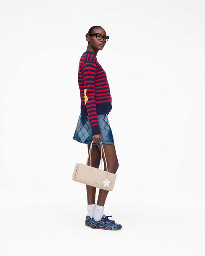 Marc Jacobs Sale | Joy Striped Crewneck Navy/Red