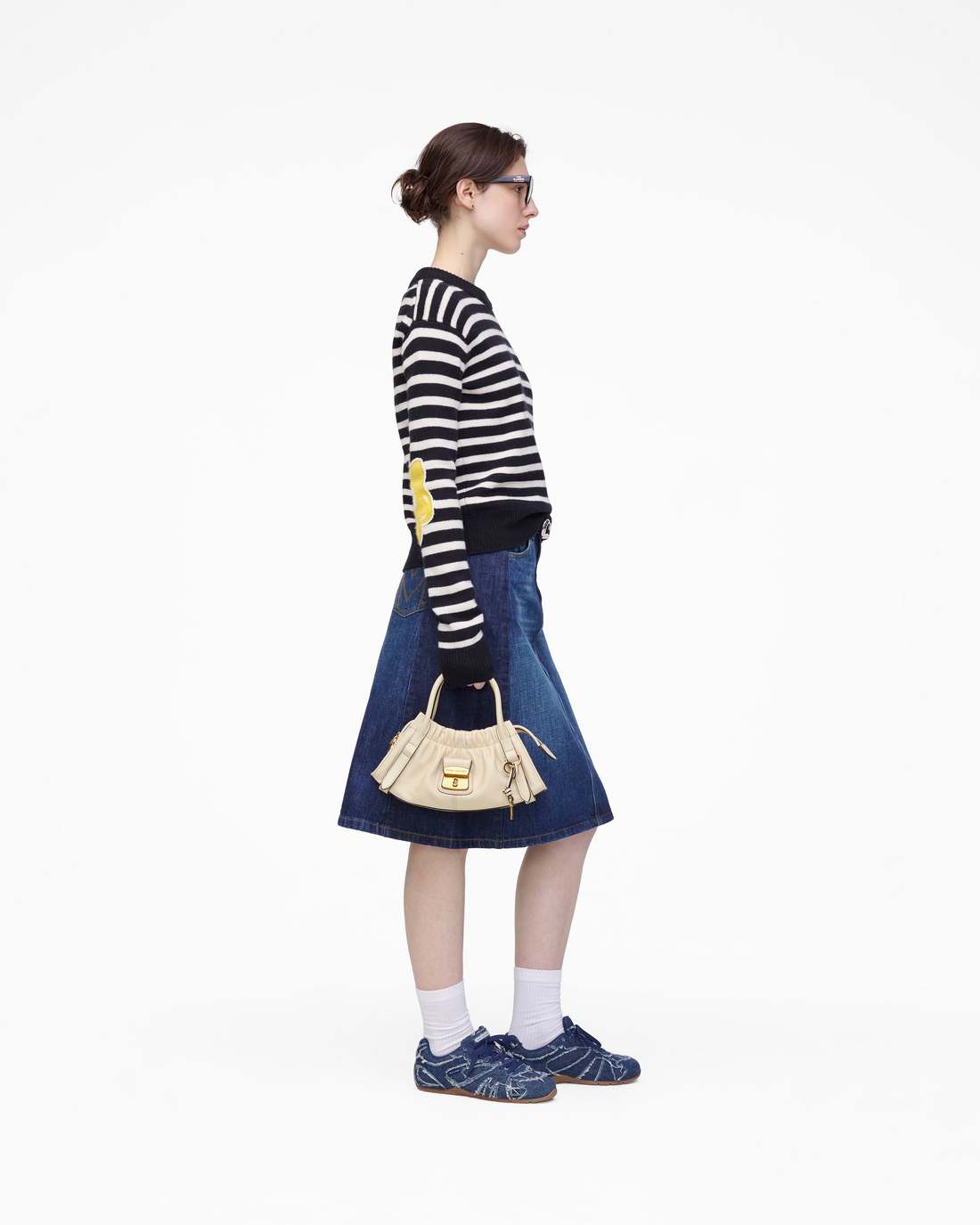 Marc Jacobs Value | Joy Striped Crewneck Black/White