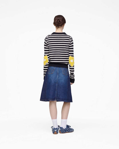 Marc Jacobs Value | Joy Striped Crewneck Black/White