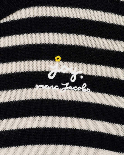 Marc Jacobs Value | Joy Striped Crewneck Black/White