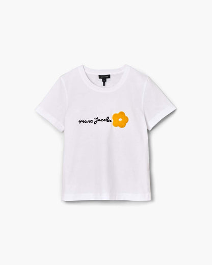 Marc Jacobs Best Price | Daisy Logo Slim Tee White