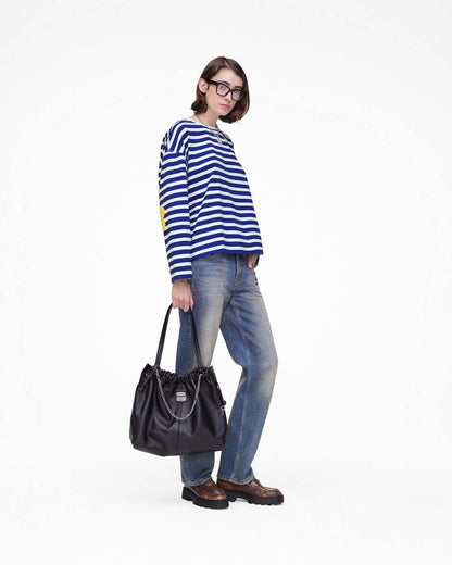 Marc Jacobs Classic | Daisy Striped Longsleeve Pansy/White