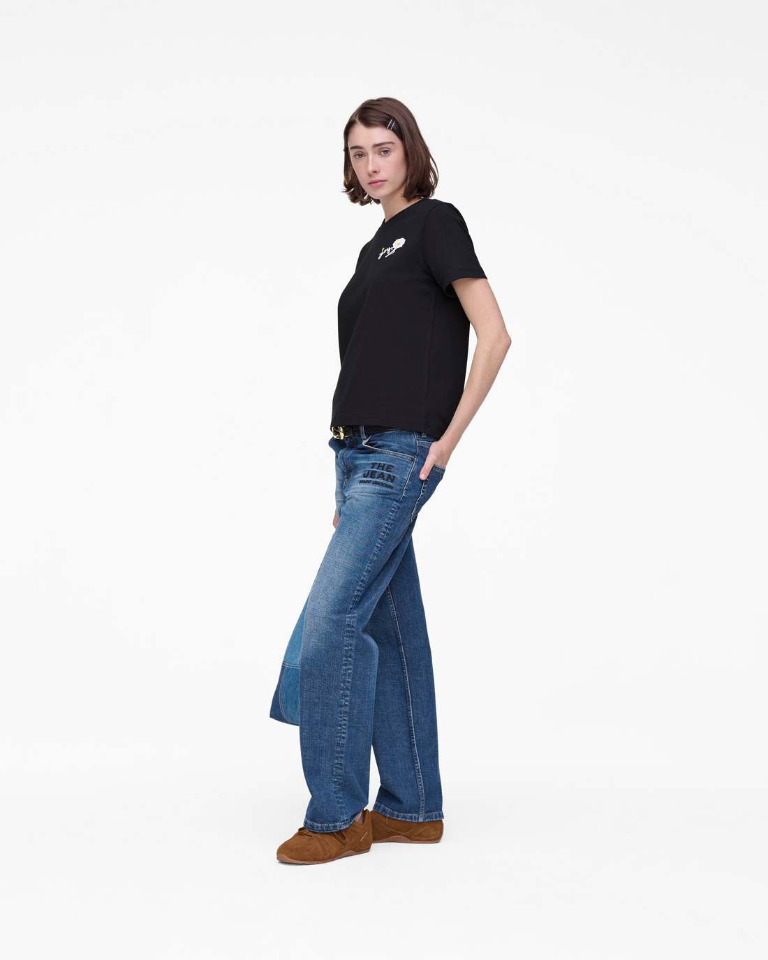 Marc Jacobs Deals | Marc Is Joy Daisy Baby Tee Black