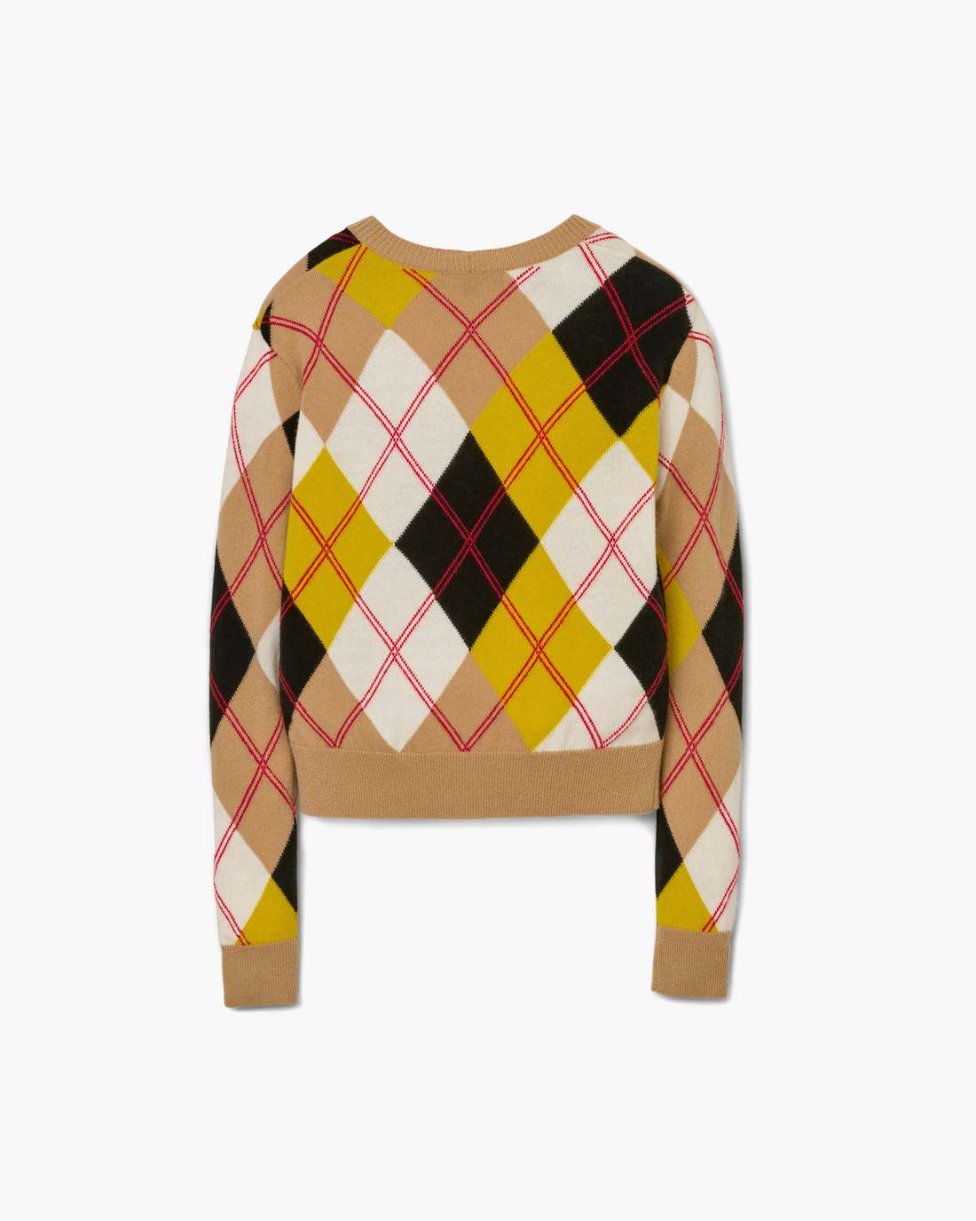 Marc Jacobs Sale | Preppy Daisy Argyle Crewneck Joy Yellow Multi
