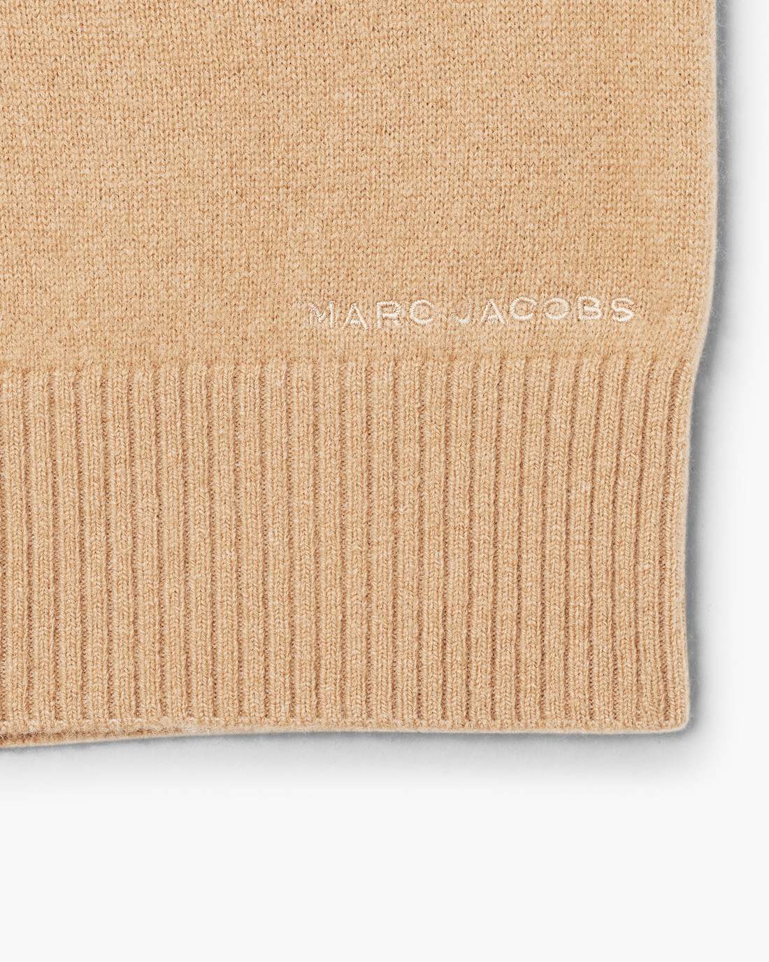 Marc Jacobs Popular | Trompe L'Oeil Knit Polo Camel