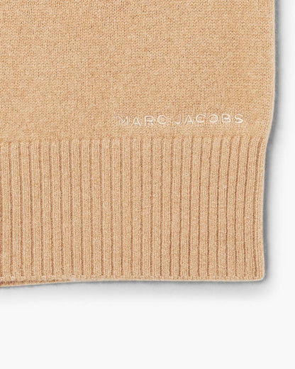 Marc Jacobs Popular | Trompe L'Oeil Knit Polo Camel