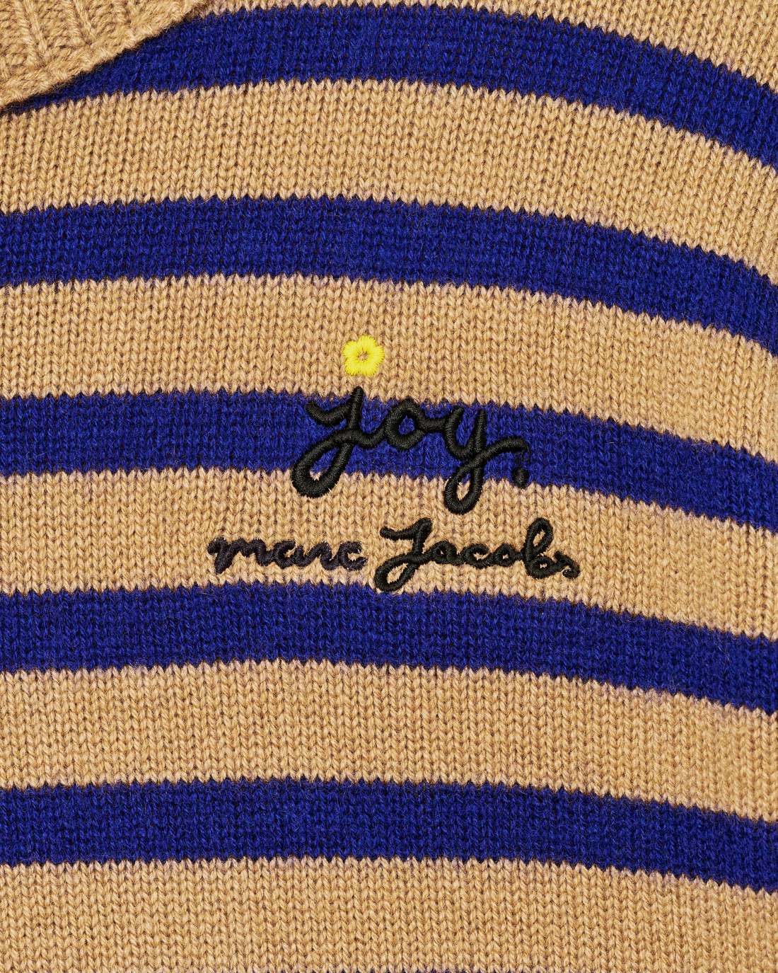 Marc Jacobs Best Price | Joy Striped Crewneck Camel/Pansy