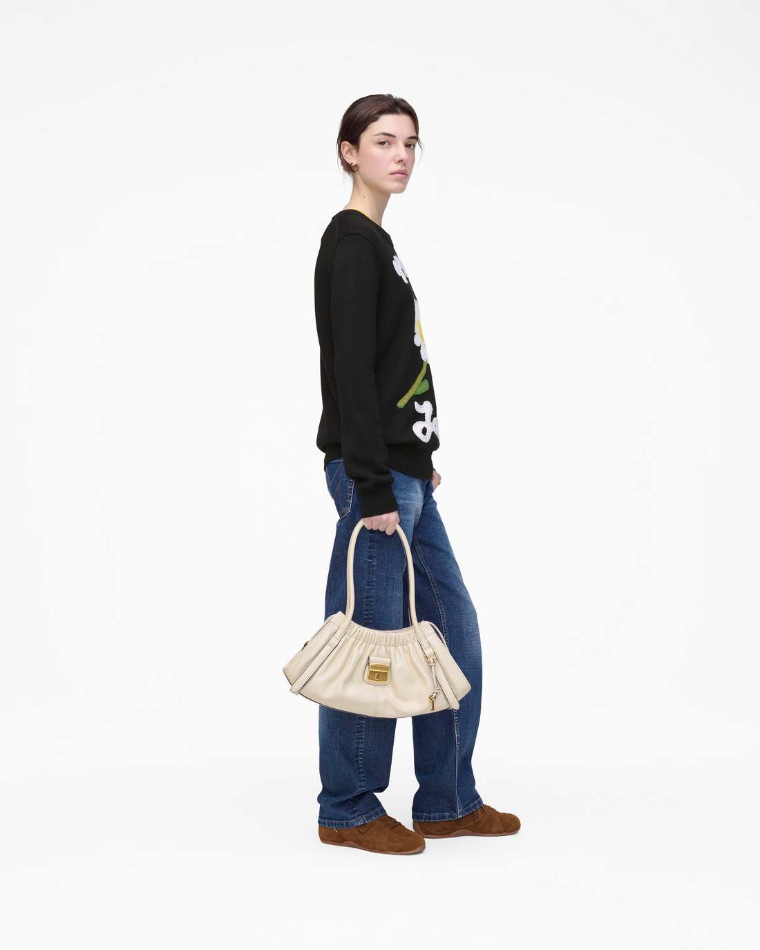 Marc Jacobs Value | Marc Is Joy Jacquard Crewneck Black
