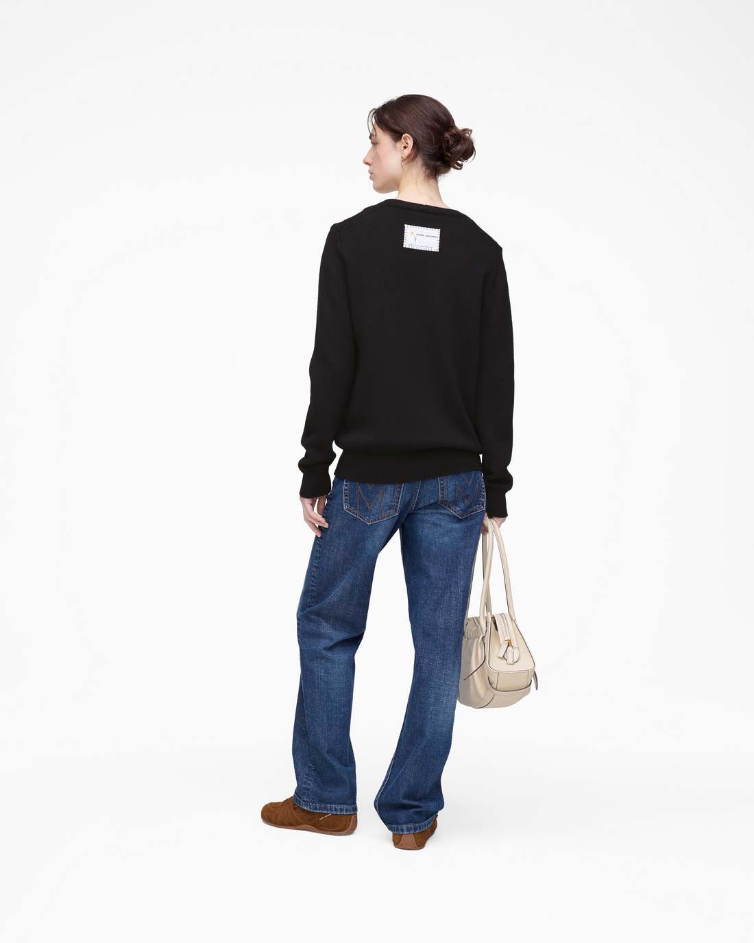 Marc Jacobs Value | Marc Is Joy Jacquard Crewneck Black