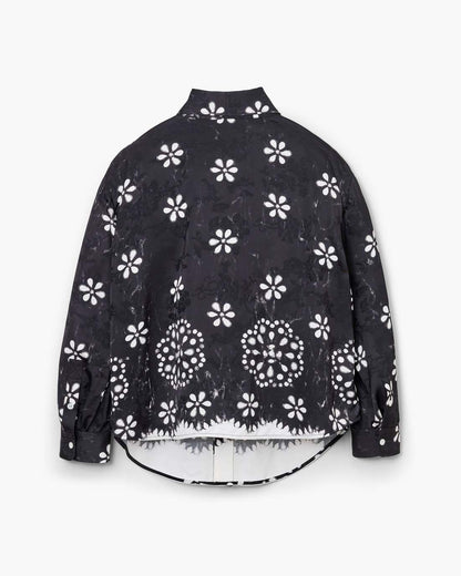 Marc Jacobs Latest | Trompe L'Oeil Eyelet Bow Blouse Black/White