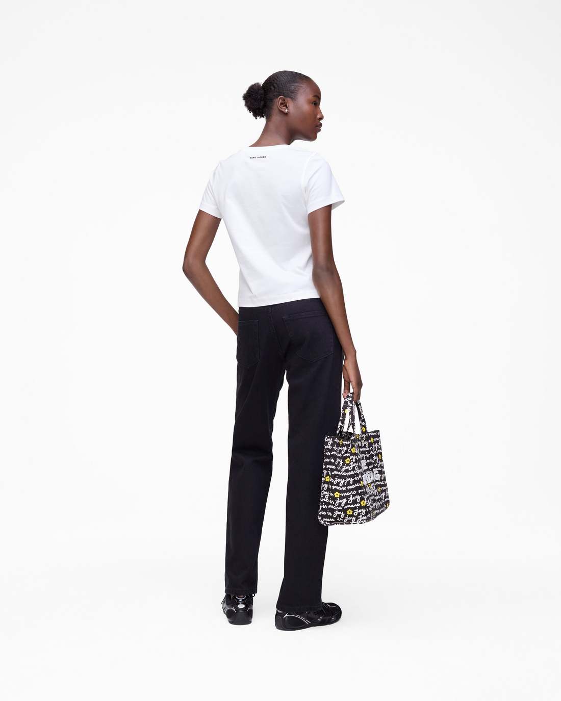 Marc Jacobs Premium | Trompe L'Oeil Eyelet Slim Tee White Multi