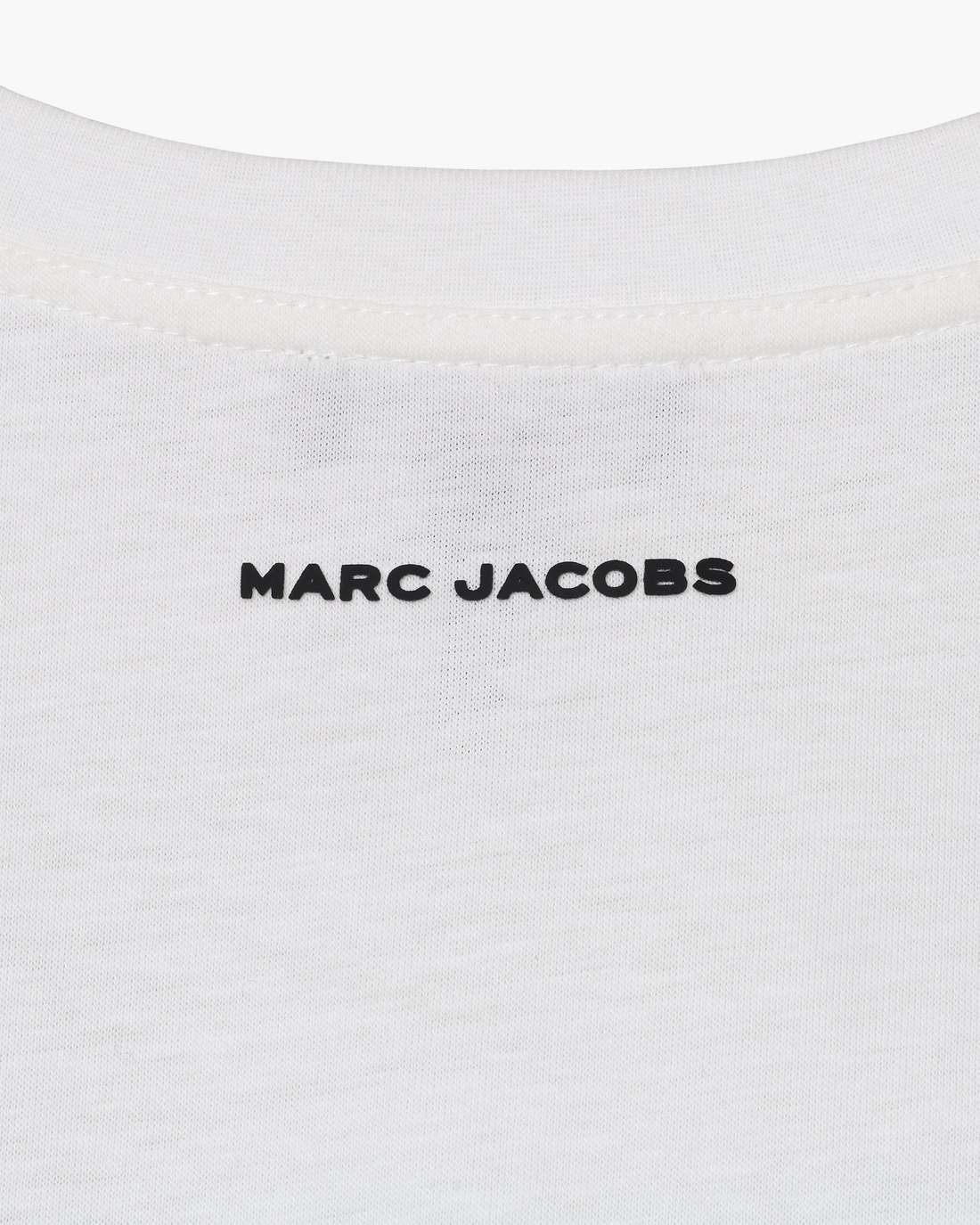 Marc Jacobs Premium | Trompe L'Oeil Eyelet Slim Tee White Multi