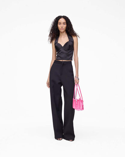Marc Jacobs Special Offer | Sculpted Satin Halter Top Black