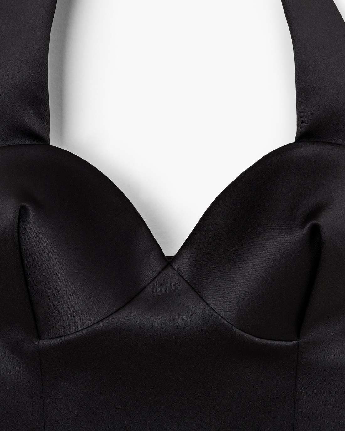 Marc Jacobs Special Offer | Sculpted Satin Halter Top Black
