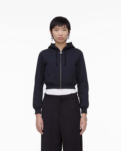 Marc Jacobs Exclusive | Charm Cropped Hoodie Black