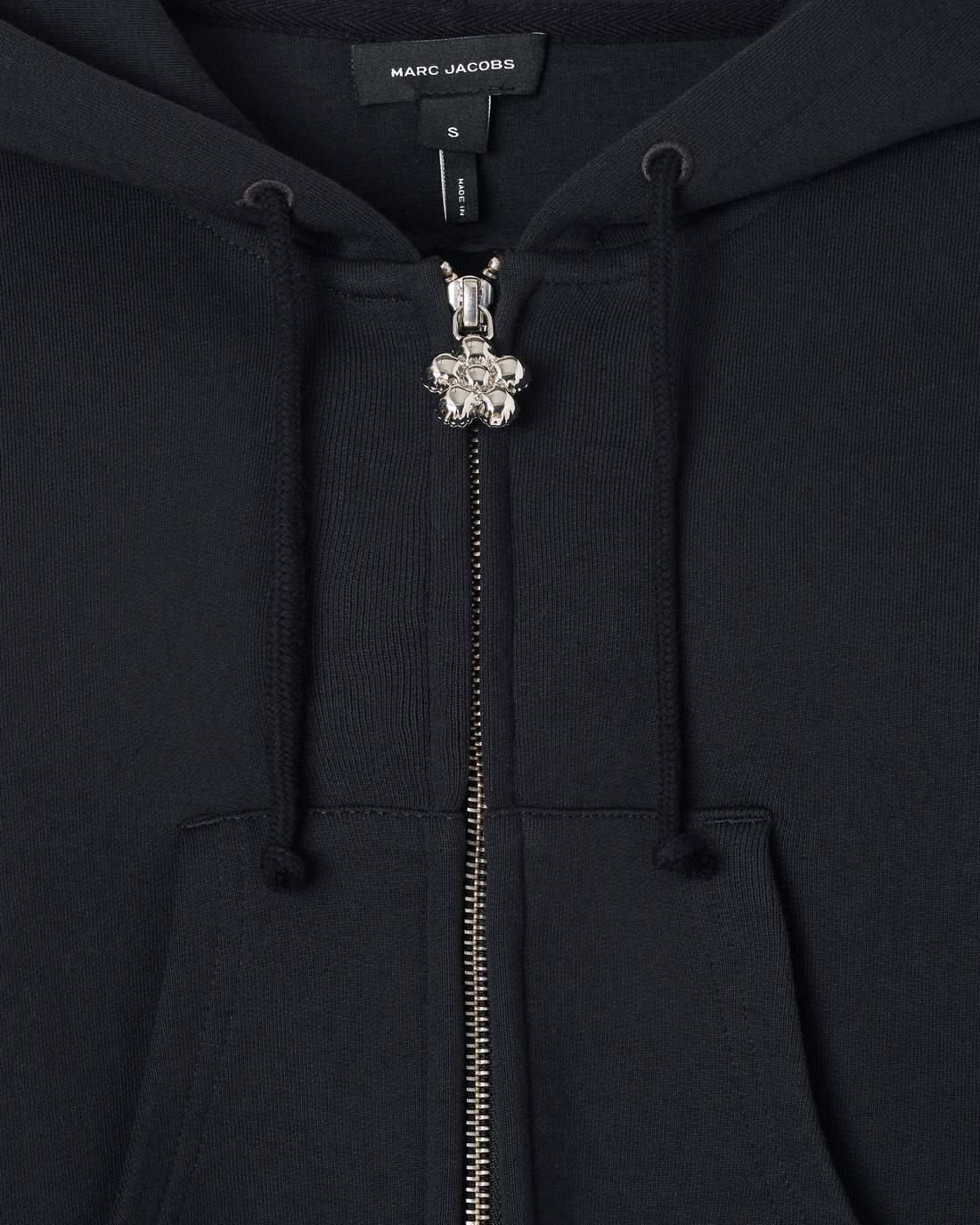 Marc Jacobs Exclusive | Charm Cropped Hoodie Black