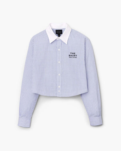 Marc Jacobs Exclusive | The Cropped Femme Shirt Blue Multi