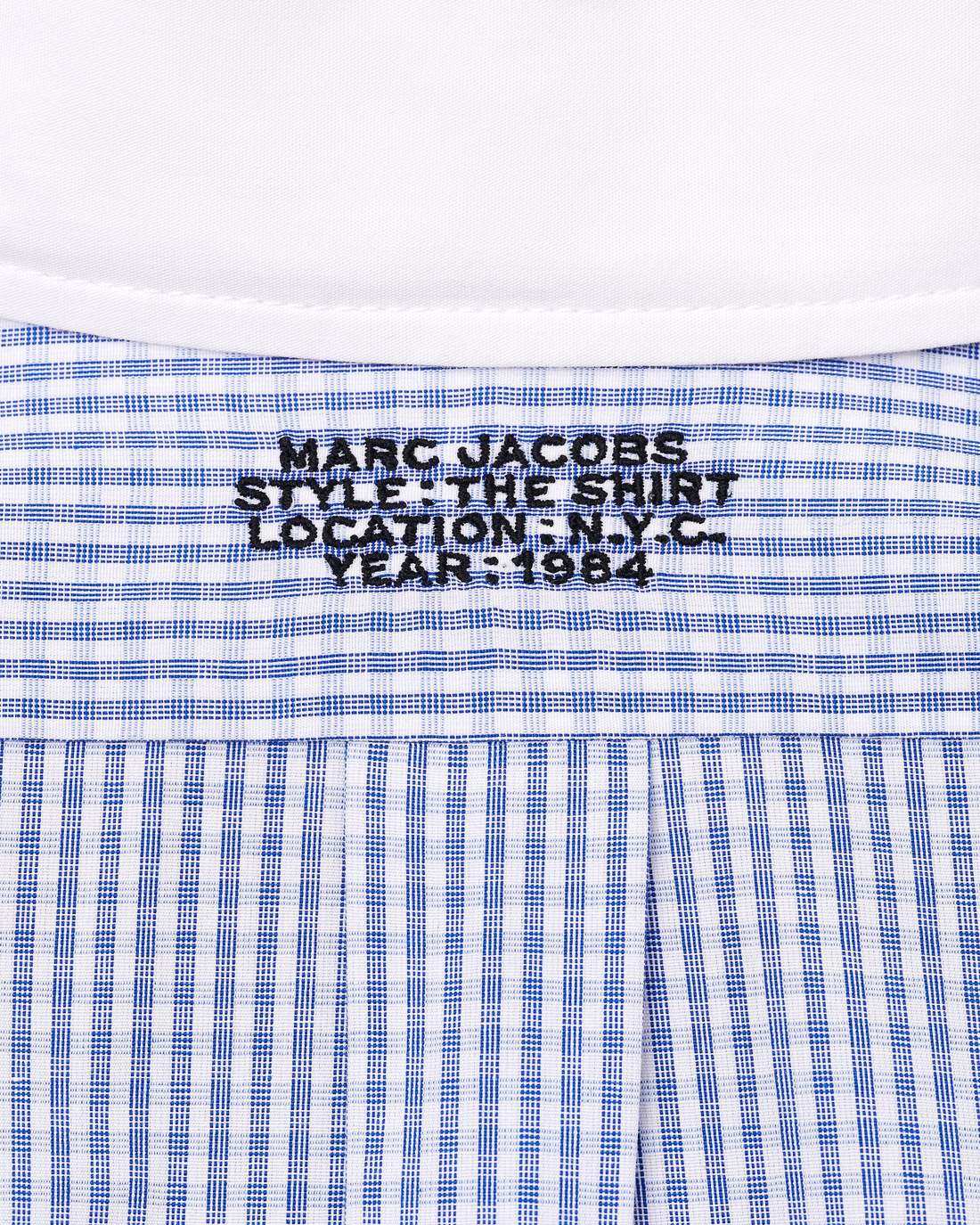 Marc Jacobs Exclusive | The Cropped Femme Shirt Blue Multi