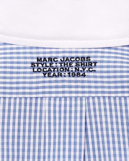 Marc Jacobs Exclusive | The Cropped Femme Shirt Blue Multi