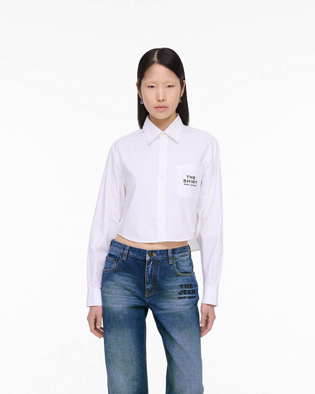 Marc Jacobs Trusted | THE CROPPED FEMME SHIRT White