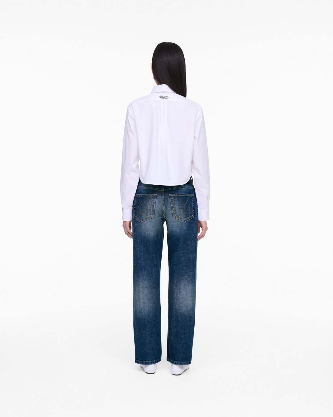 Marc Jacobs Trusted | THE CROPPED FEMME SHIRT White