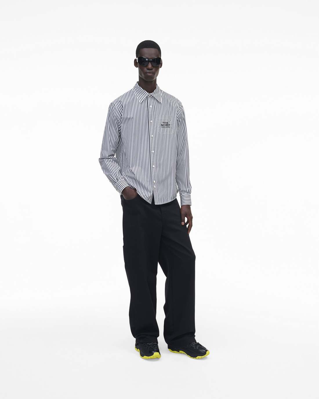 Marc Jacobs Best Seller | The Striped Shirt Black/White
