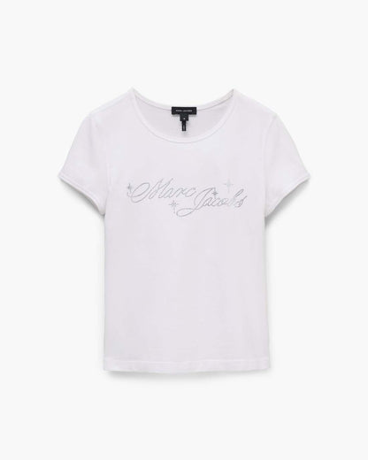 Marc Jacobs Great Value | Charm Logo Shrunken Tee White
