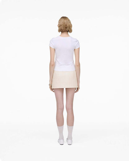 Marc Jacobs Great Value | Charm Logo Shrunken Tee White
