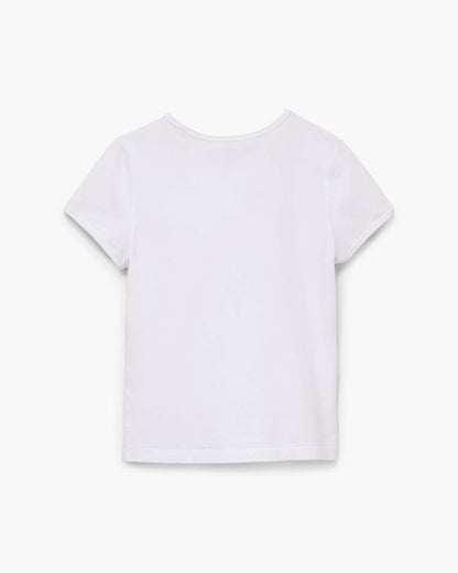 Marc Jacobs Great Value | Charm Logo Shrunken Tee White