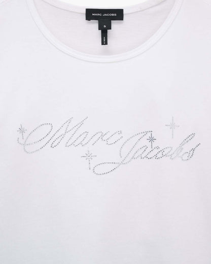 Marc Jacobs Great Value | Charm Logo Shrunken Tee White