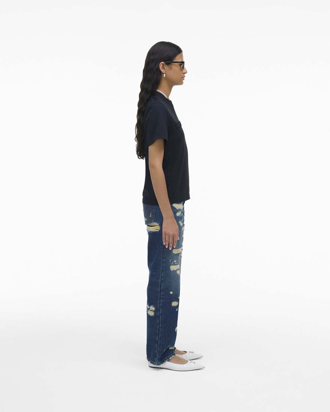 Marc Jacobs Best Seller | The Logo Baby Tee Black