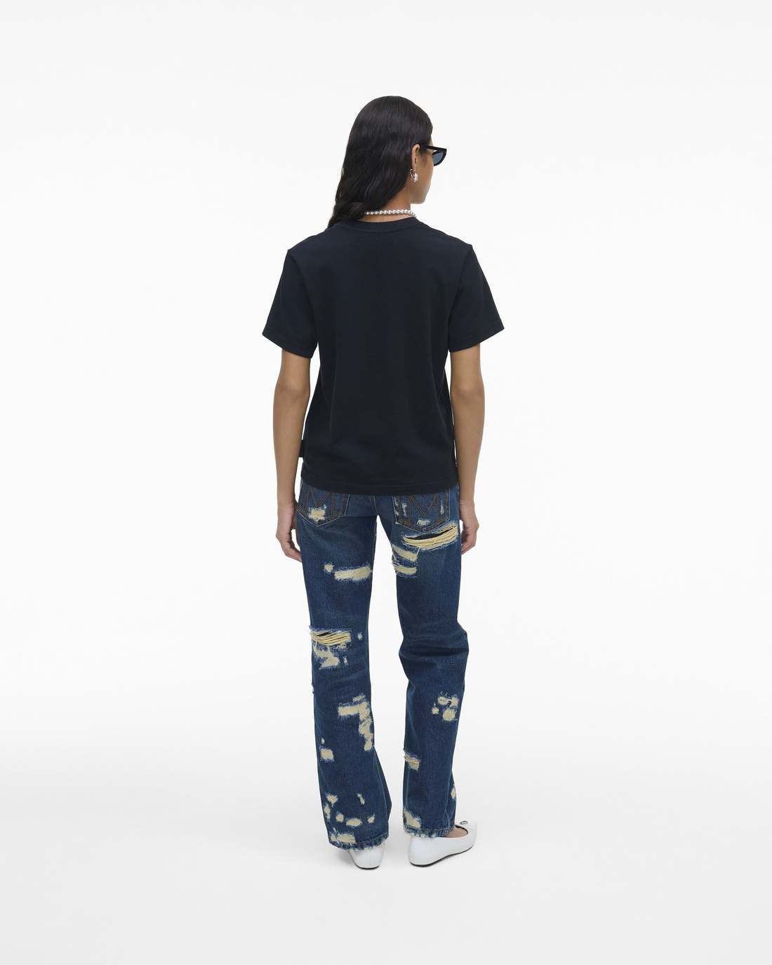 Marc Jacobs Best Seller | The Logo Baby Tee Black