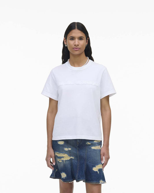Marc Jacobs Premium | The Logo Baby Tee White