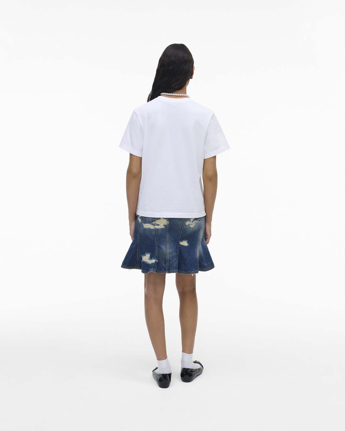Marc Jacobs Premium | The Logo Baby Tee White