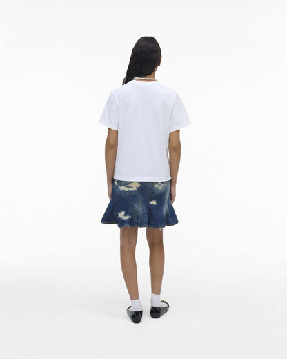 Marc Jacobs Premium | The Logo Baby Tee White