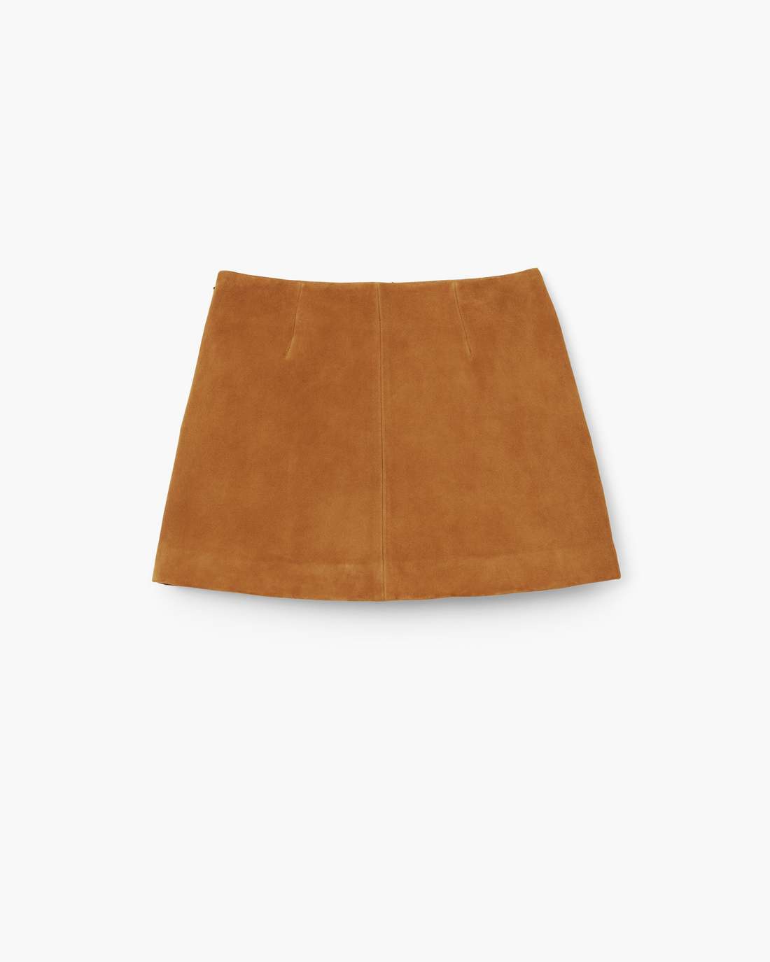 Marc Jacobs Exclusive | Suede Box Pleat Mini Skirt Copper