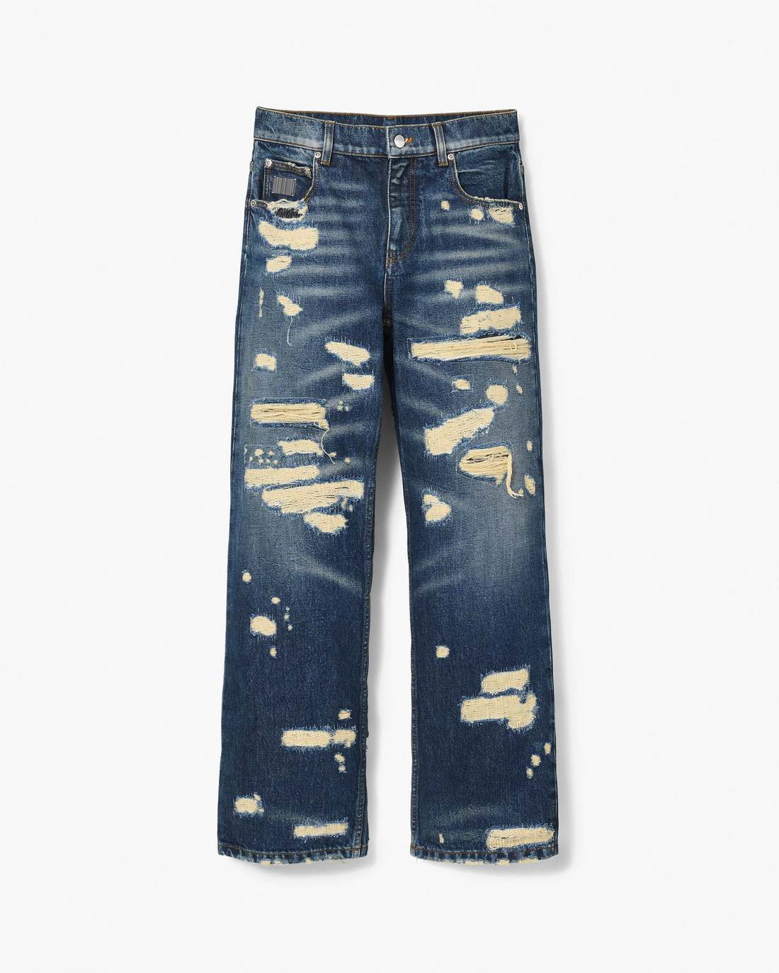 Marc Jacobs Latest | The Rip And Repair Straight Jean Punk Indigo