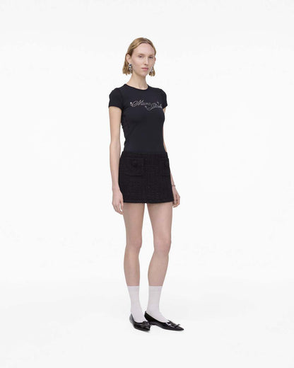Marc Jacobs Special Offer | Tweed Mini Skirt Black