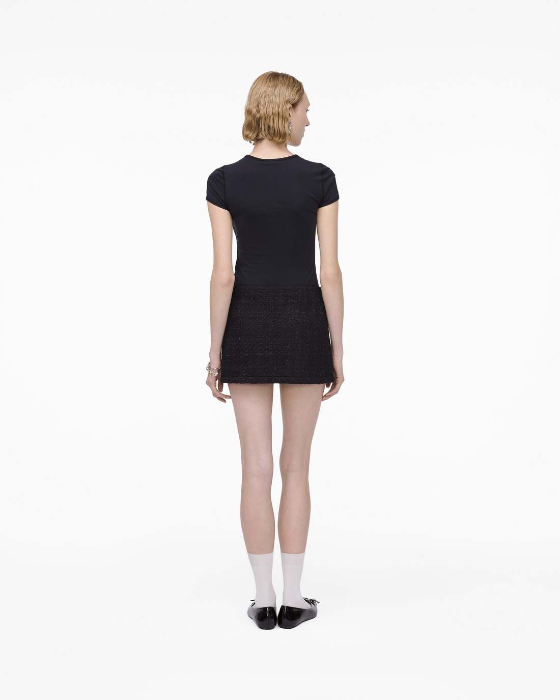 Marc Jacobs Special Offer | Tweed Mini Skirt Black