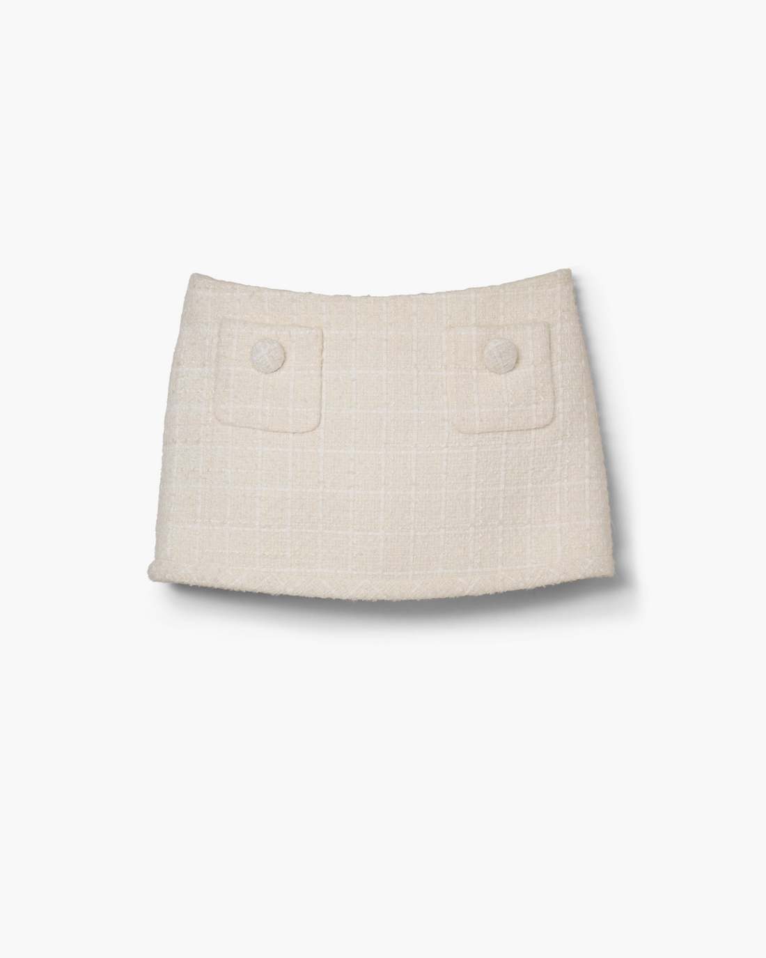 Marc Jacobs Hot Sale | Tweed Mini Skirt Ivory
